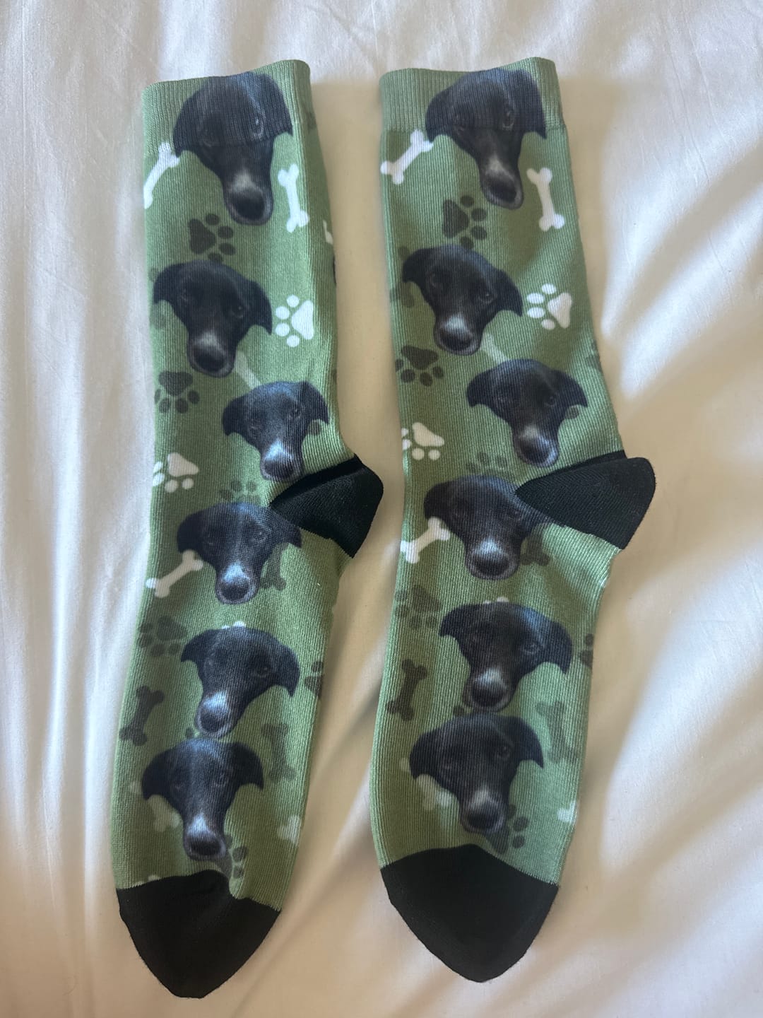 Customer photo review of Personalisierte Socken / Dein Foto
