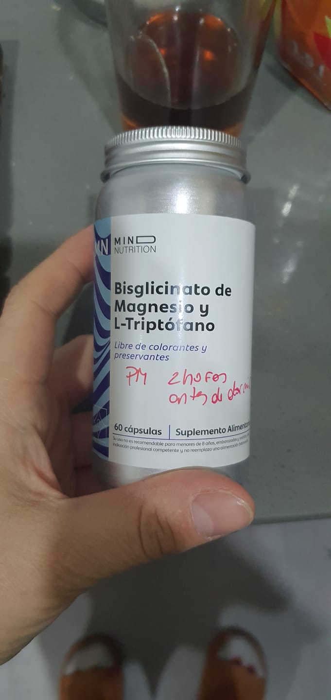 Customer photo review of Bisglicinato de Magnesio + L-TRP
