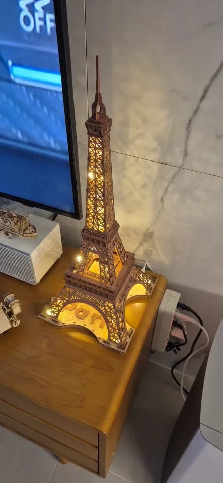 Customer photo review of Puzzle 3D en Bois Tour Eiffel