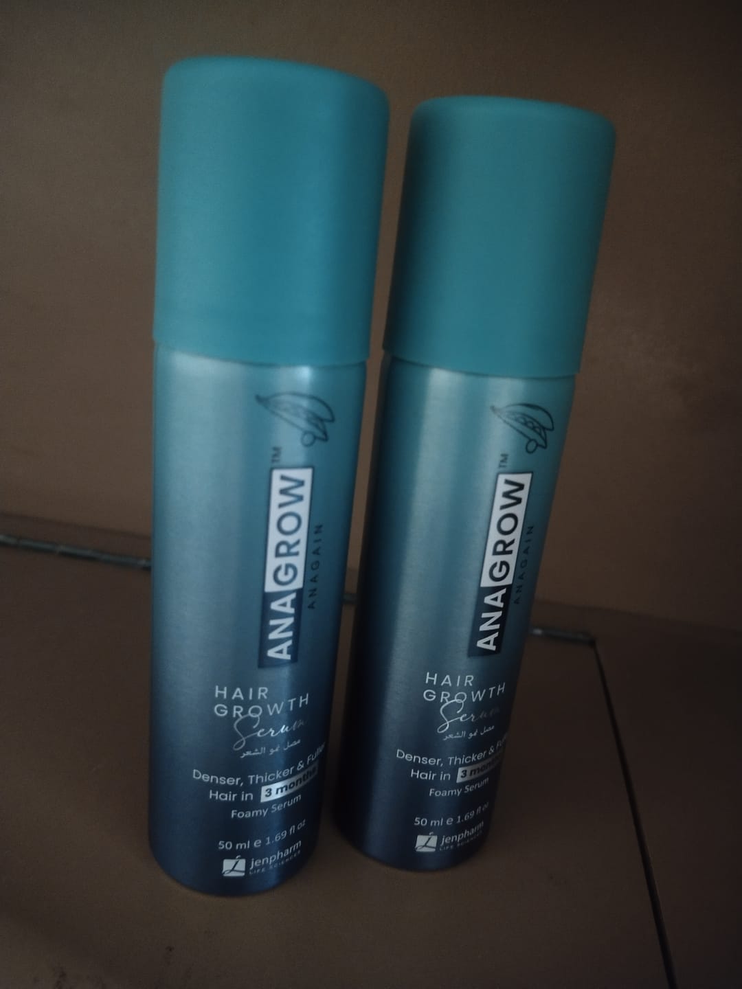 Customer photo review of Anagrow Hair Serum