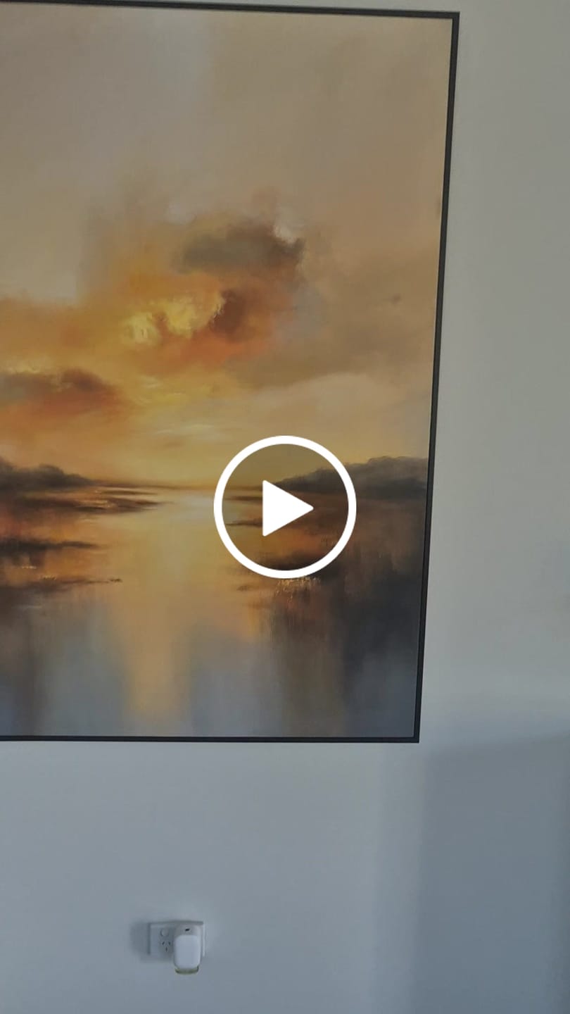 Customer video review of Ocean And Sky Abstract Wall Art #OS065