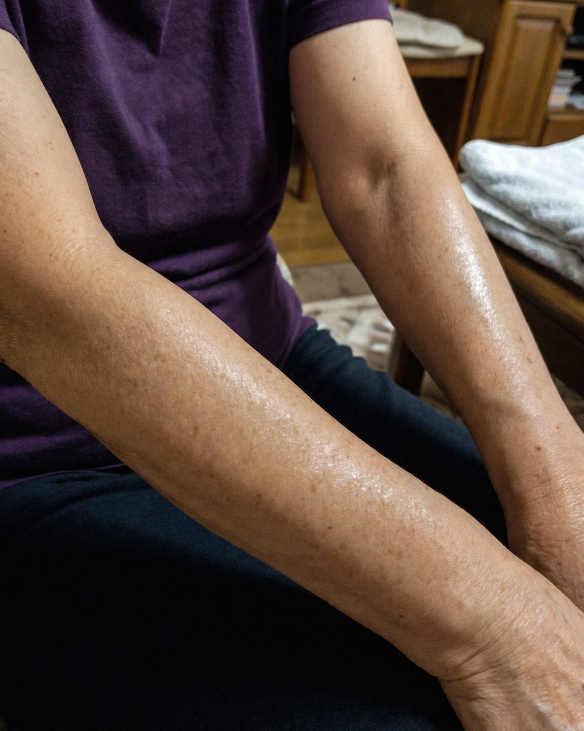 Customer photo review of Goda® Silk Body Oil