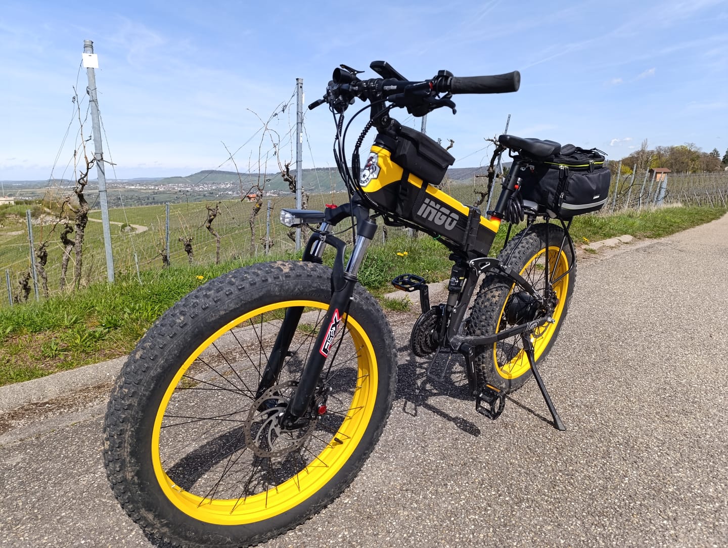 Customer photo review of Bezior X1500 1500W Electric Mountain Folding Bike