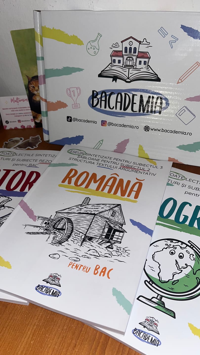 Customer photo review of Pachet Bacalaureat (Română + Istorie + Geografie) Bacademia