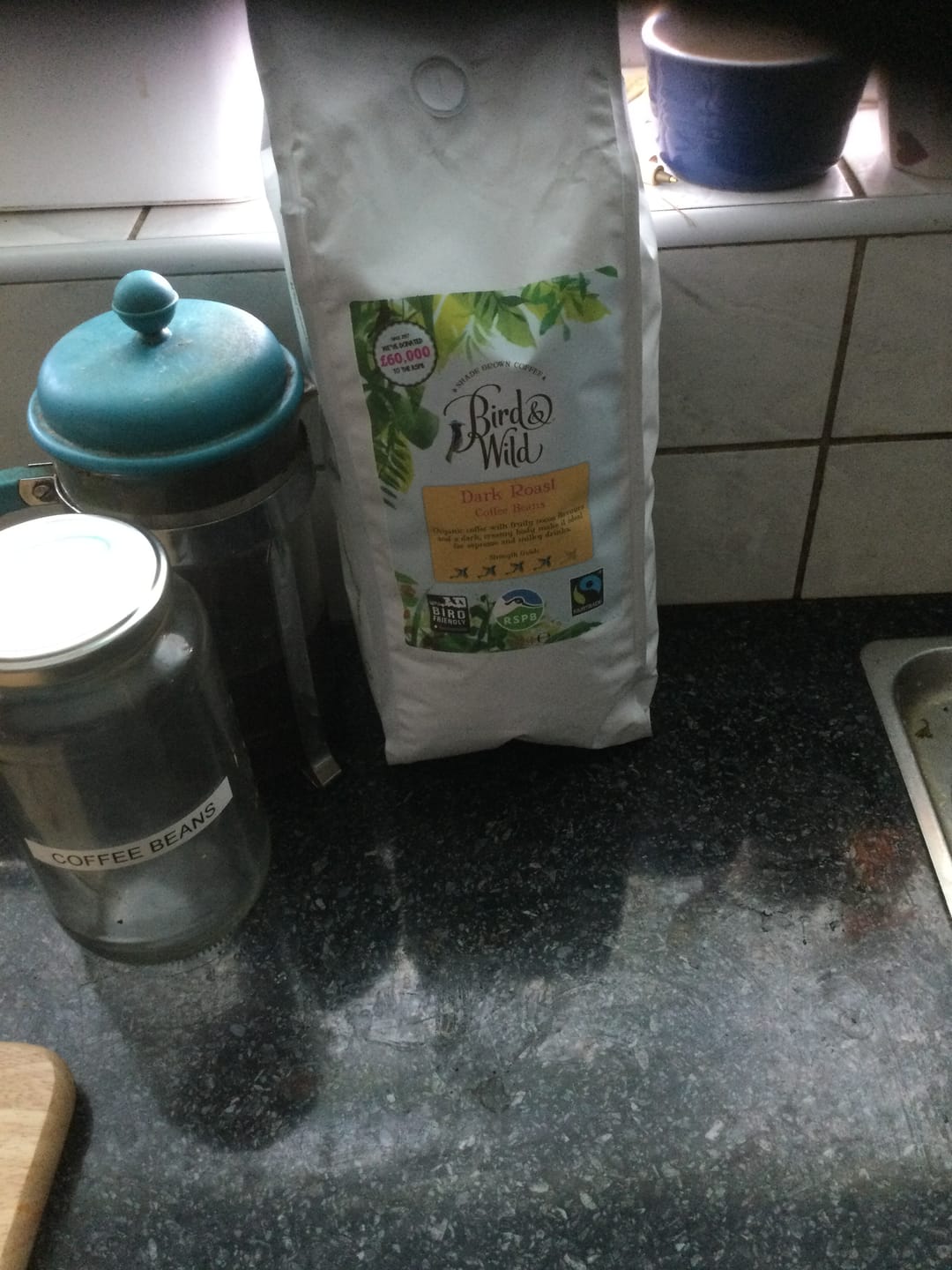 Customer photo review of Dark Roast Espresso Fairtrade Organic Coffee Beans 1 kg