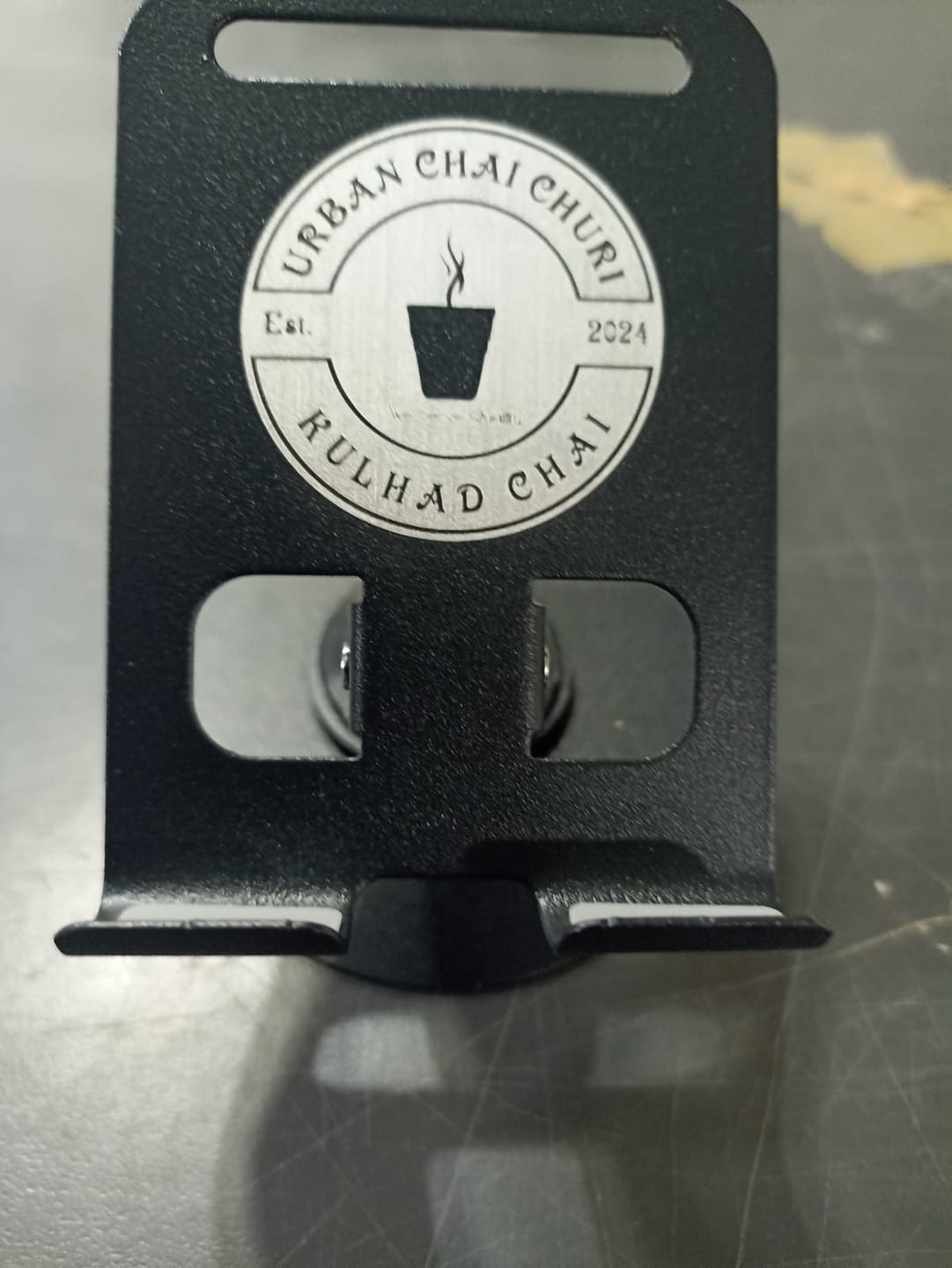 Customer photo review of Premium Mobile Stand | Best for Corporate Gifting | PrintMine.in