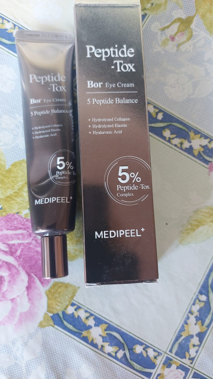 Customer photo review of Liftinga krēms ādai ap acīm ar peptīdu kompleksu Medi-Peel Peptide Bor Tox Eye Cream