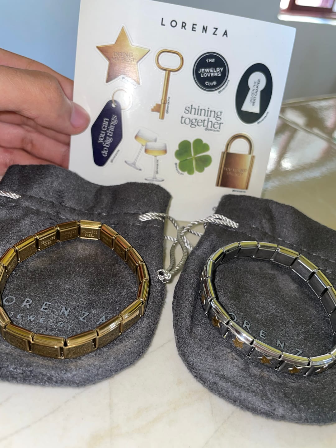 Customer photo review of Pulsera Italiana Lisa