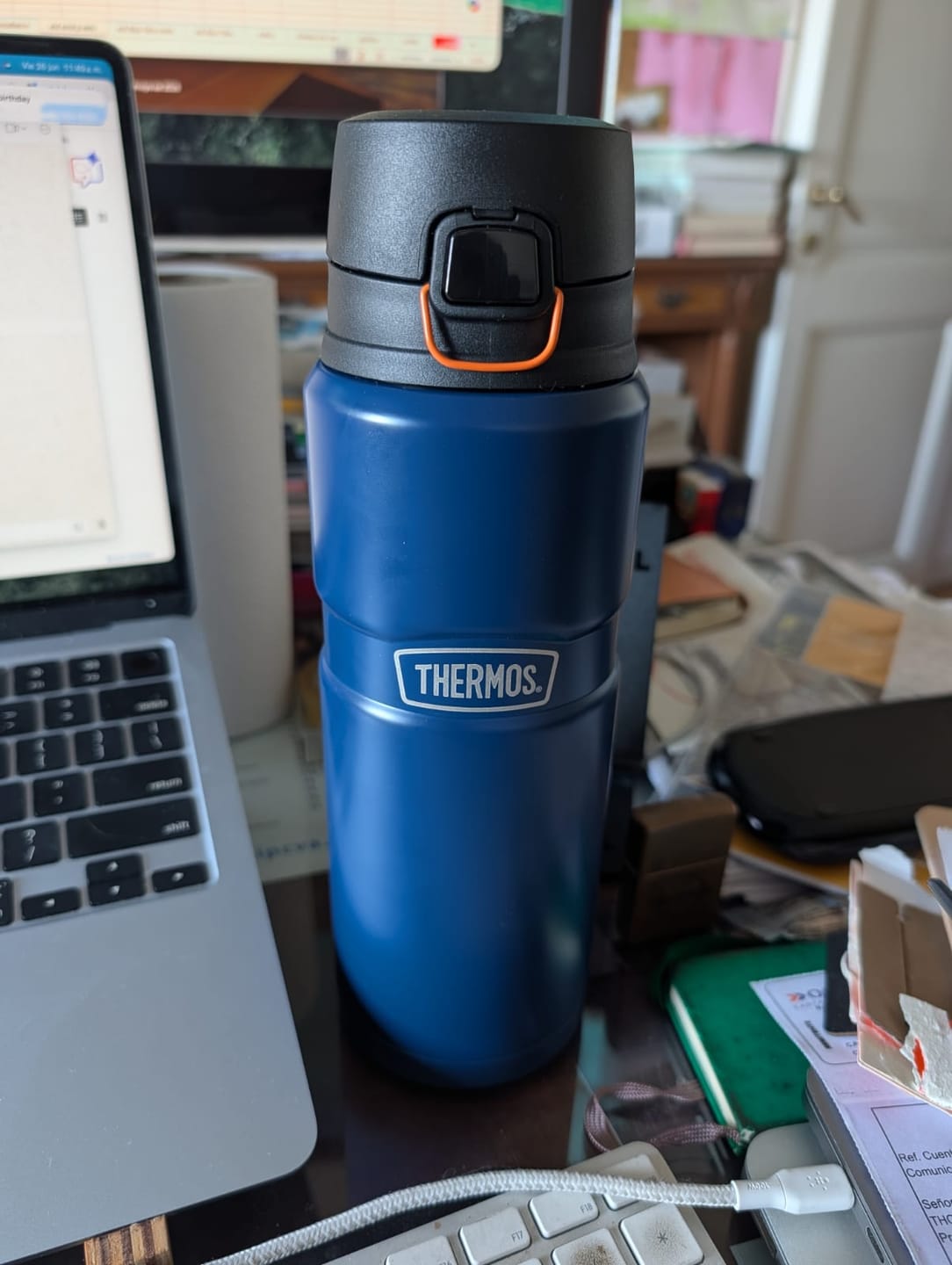 Customer photo review of BOTELLA ACERO INOX KING 710ML MATT NAVY