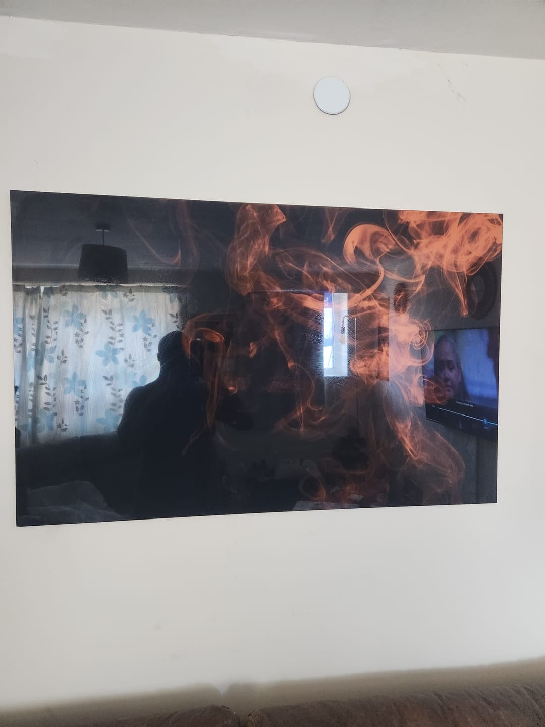 Customer photo review of Orange Smoke