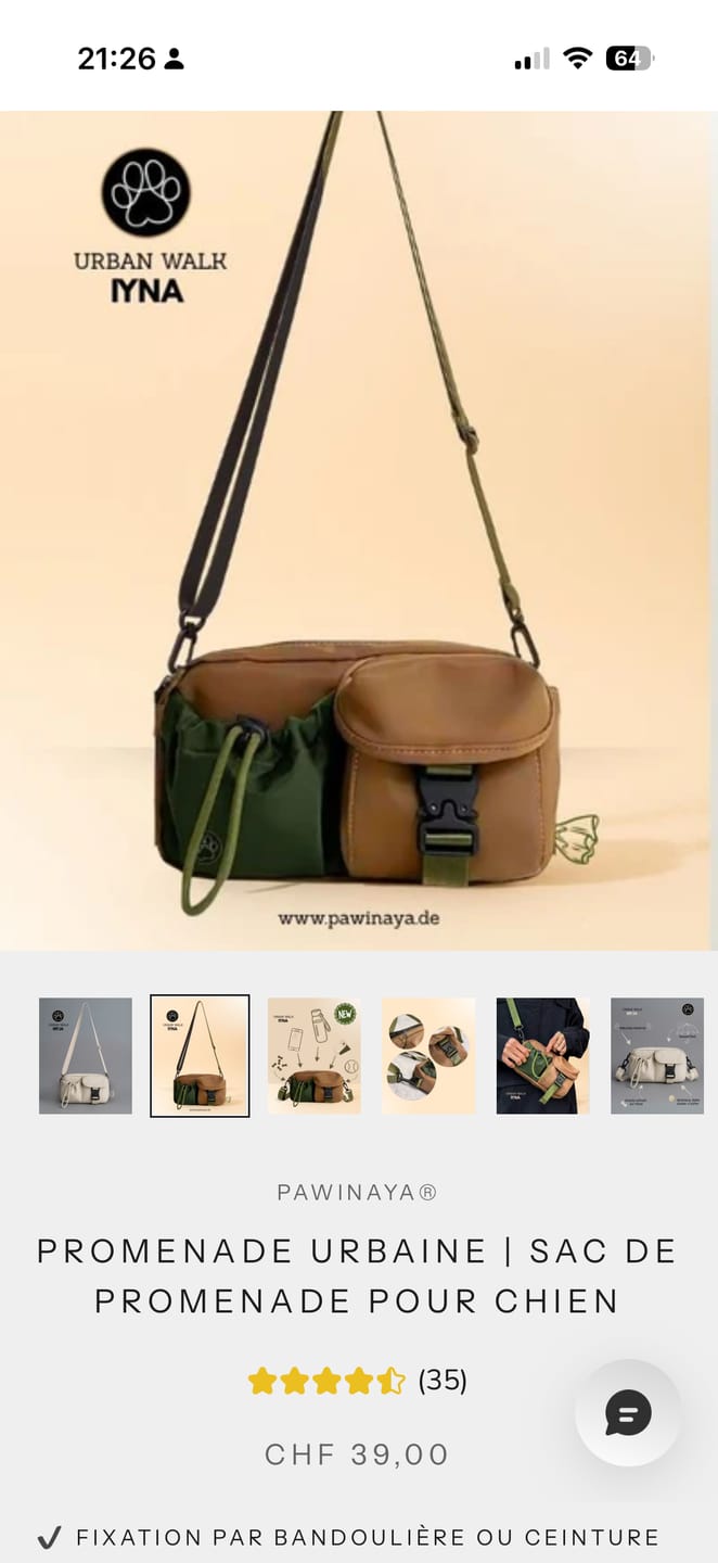 Customer photo review of Urban Walk | Gassitasche