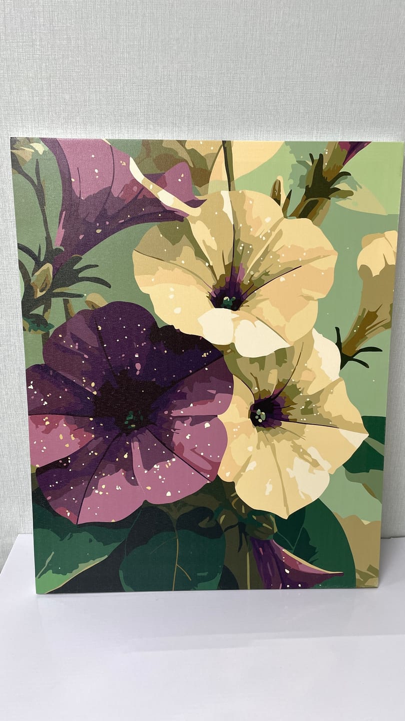 Customer photo review of Royal Garden | Paint by Number