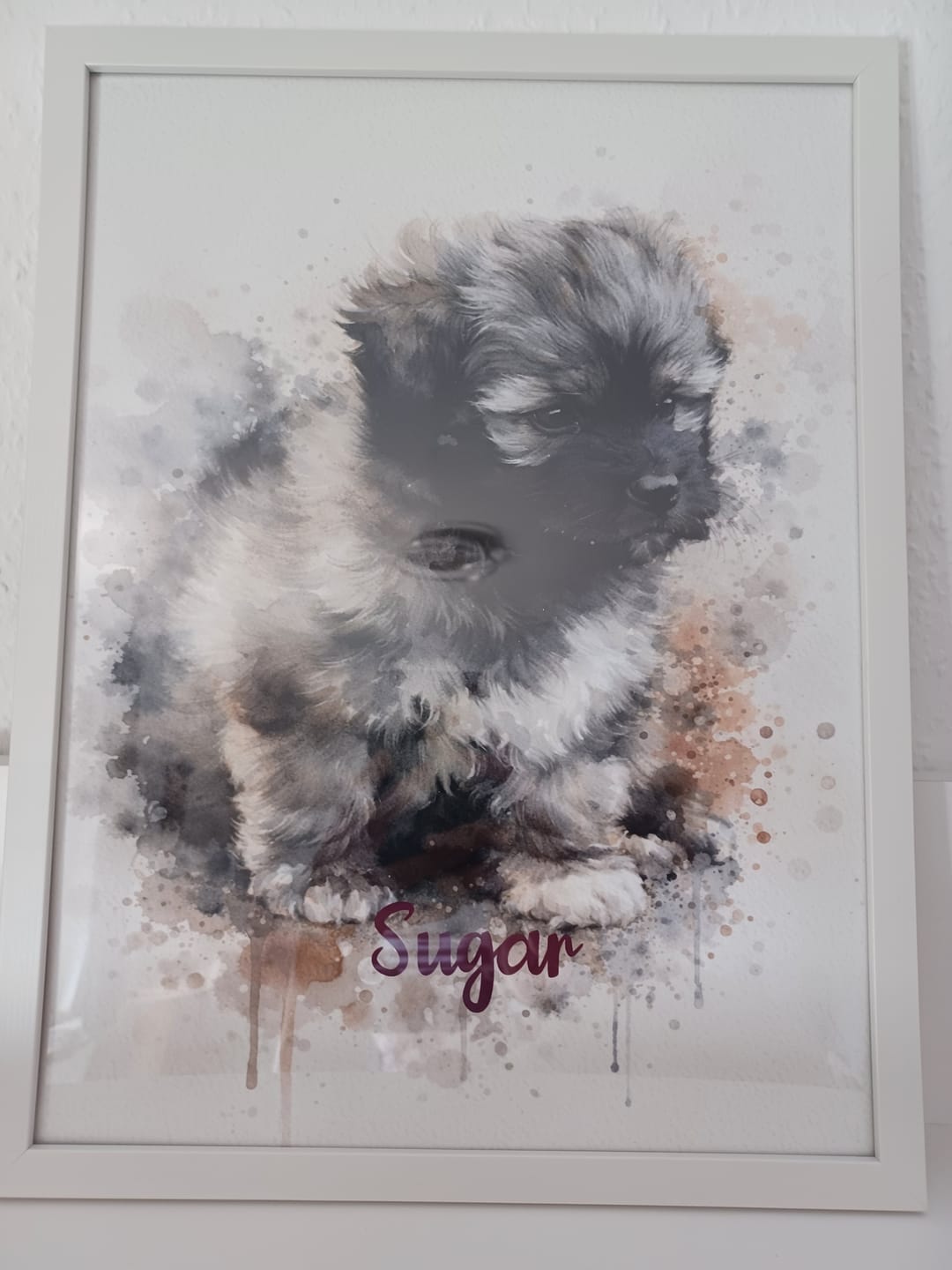 Customer photo review of Personalisiertes Poster - Aquarell Realistisches Porträt