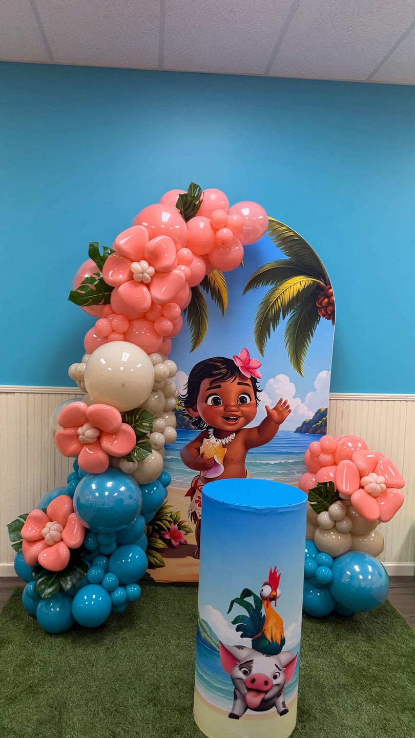 Customer photo review of Customization Birthday Wedding Baby Shower Bridal Decade Party Arch Backdrop Wall Cloth Cover