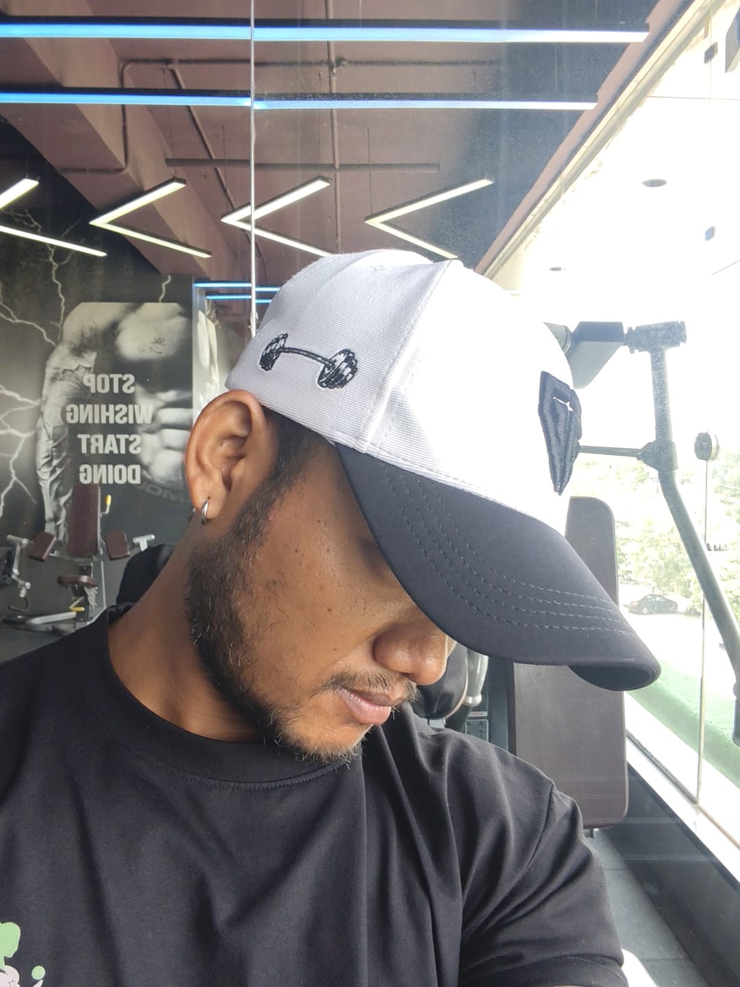 Customer photo review of Soulcap – Premium Dri-Fit Adjustable Baseball Cap (White/Black)