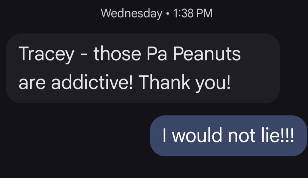 Customer photo review of Pa's Peanuts