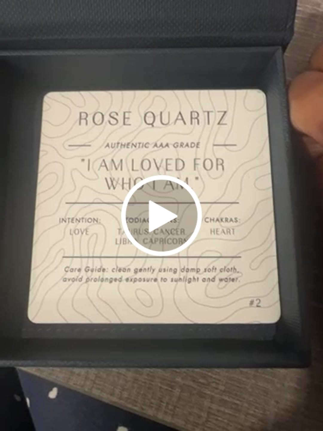 Customer video review of Rose Quartz Bracelet