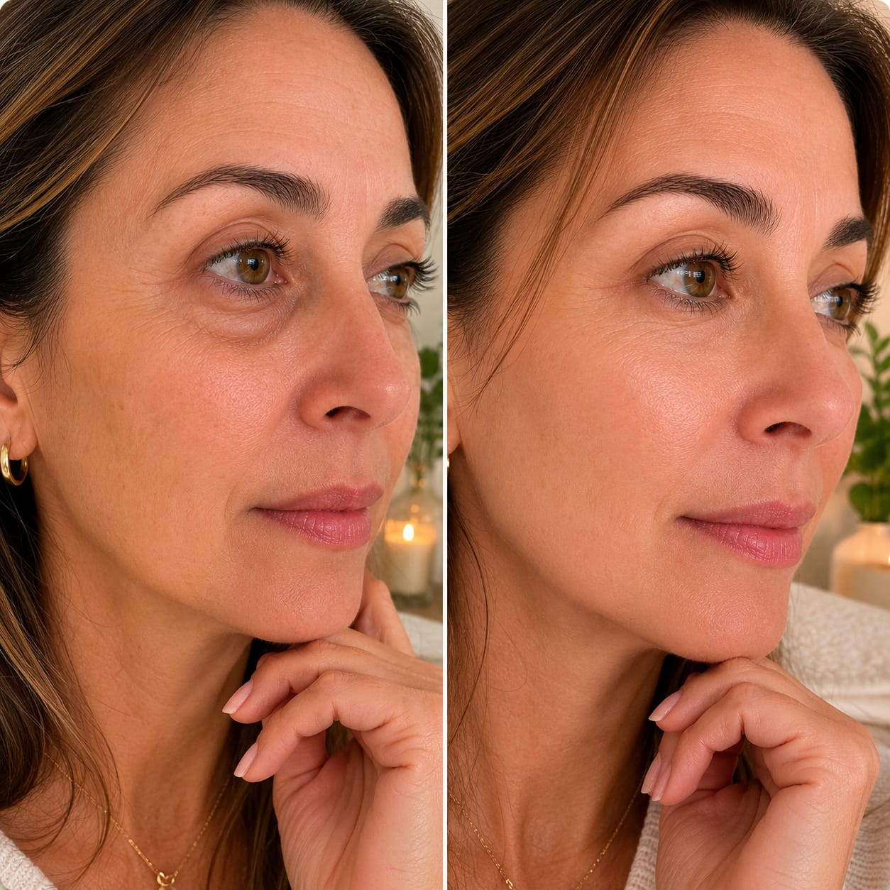 Customer photo review of Contorno Occhi Calcium Lift™