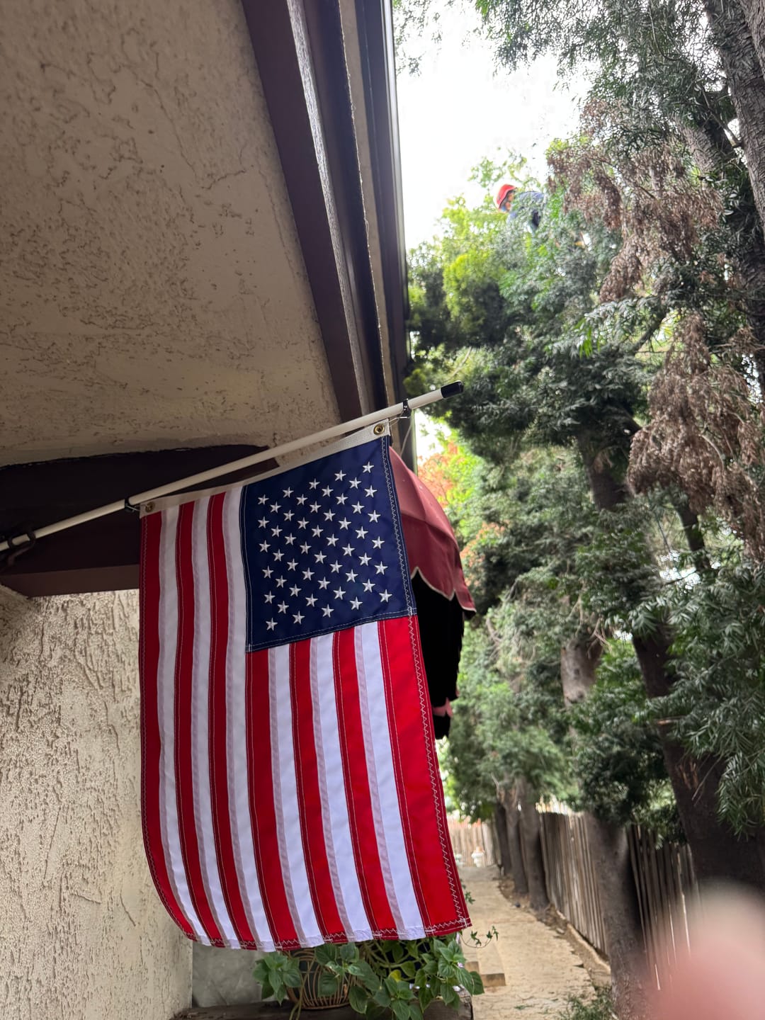 Customer photo review of 16" x 24" Boat Flag Set