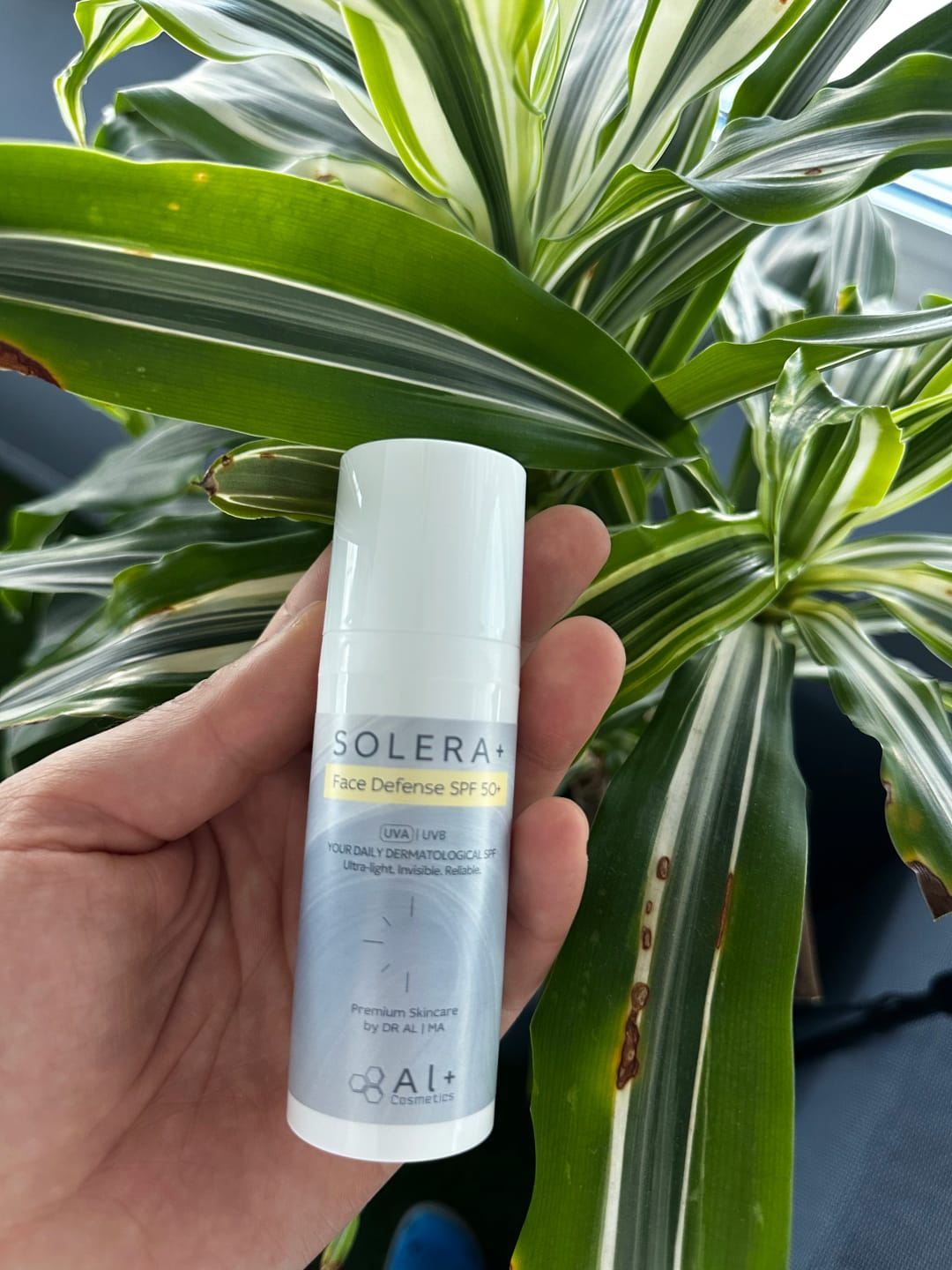 Customer photo review of SOLERA+ Face Defense SPF 50+
