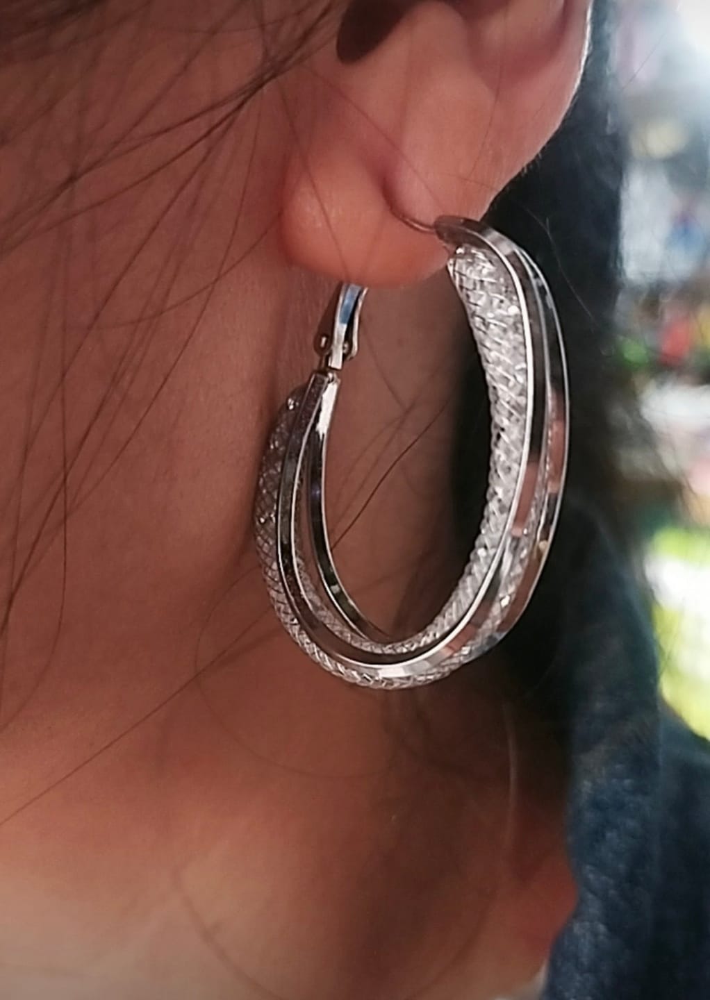 Customer photo review of Sophia Earrings