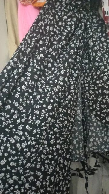 Customer photo review of Celeste Floral V-Neck A-Line Mini Dress