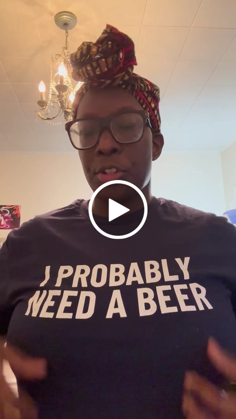Customer video review of I Probably Need A Beer T-Shirt