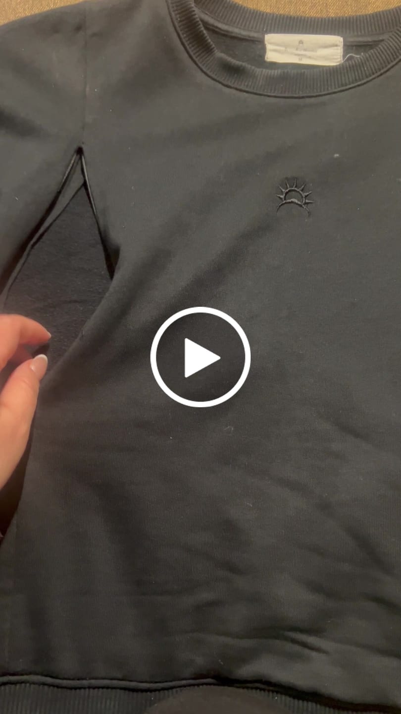 Customer video review of Polerón de Lactancia Aika Negro - FTM