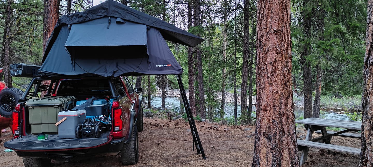 Customer photo review of OPENROAD Soft Roof Top Tent
