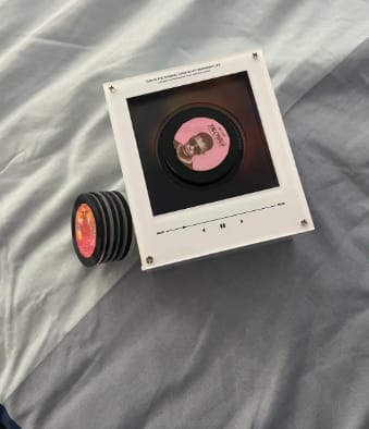 Customer photo review of SpinMuse™ Vinyl Music Box