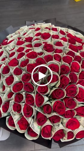 Customer video review of Money Rose Bouquet - Red