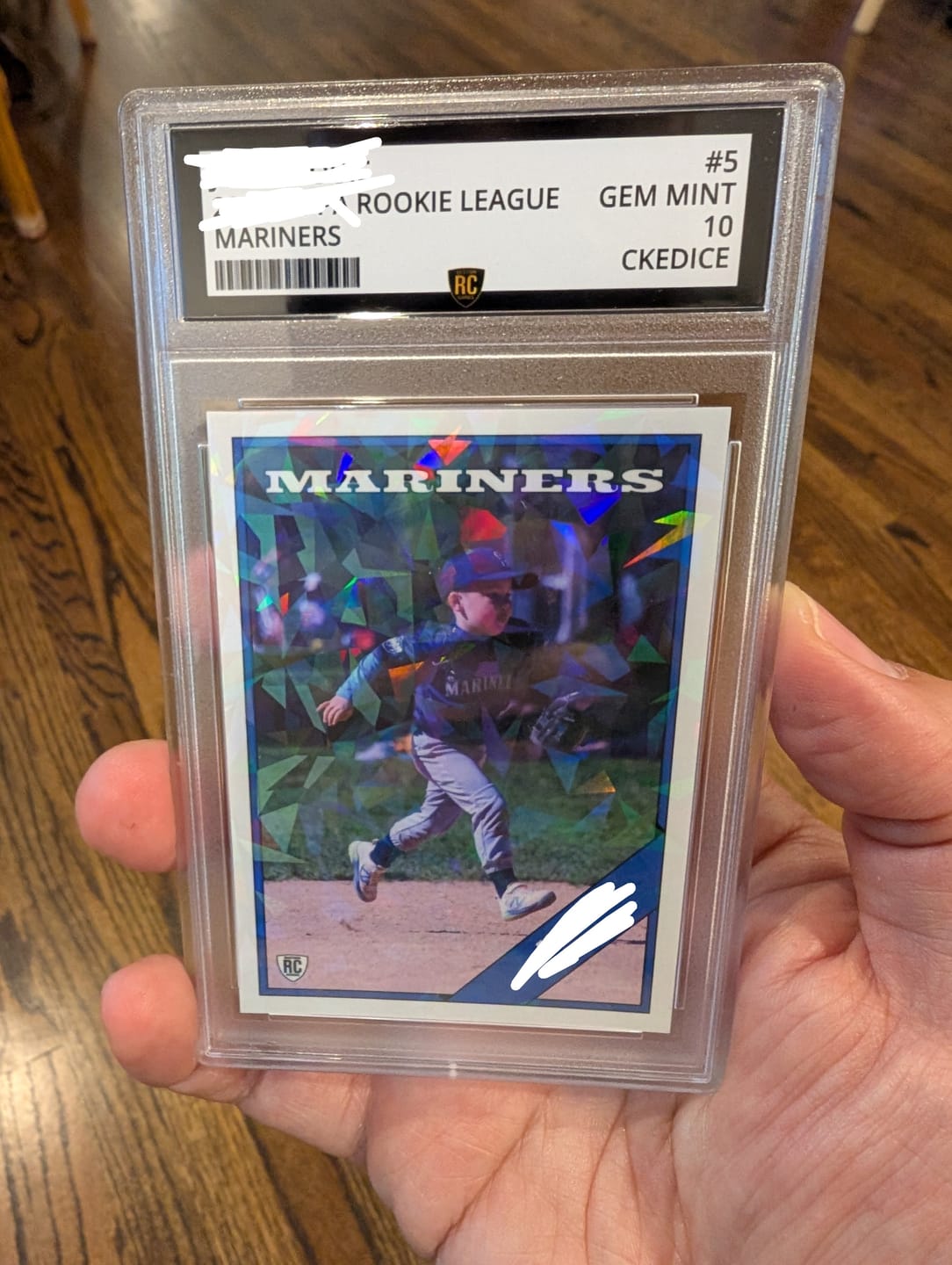 Customer photo review of Custom Graded Card