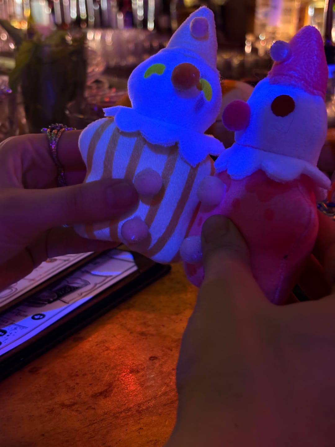 Customer photo review of Cute Lil Clown Plushies!
