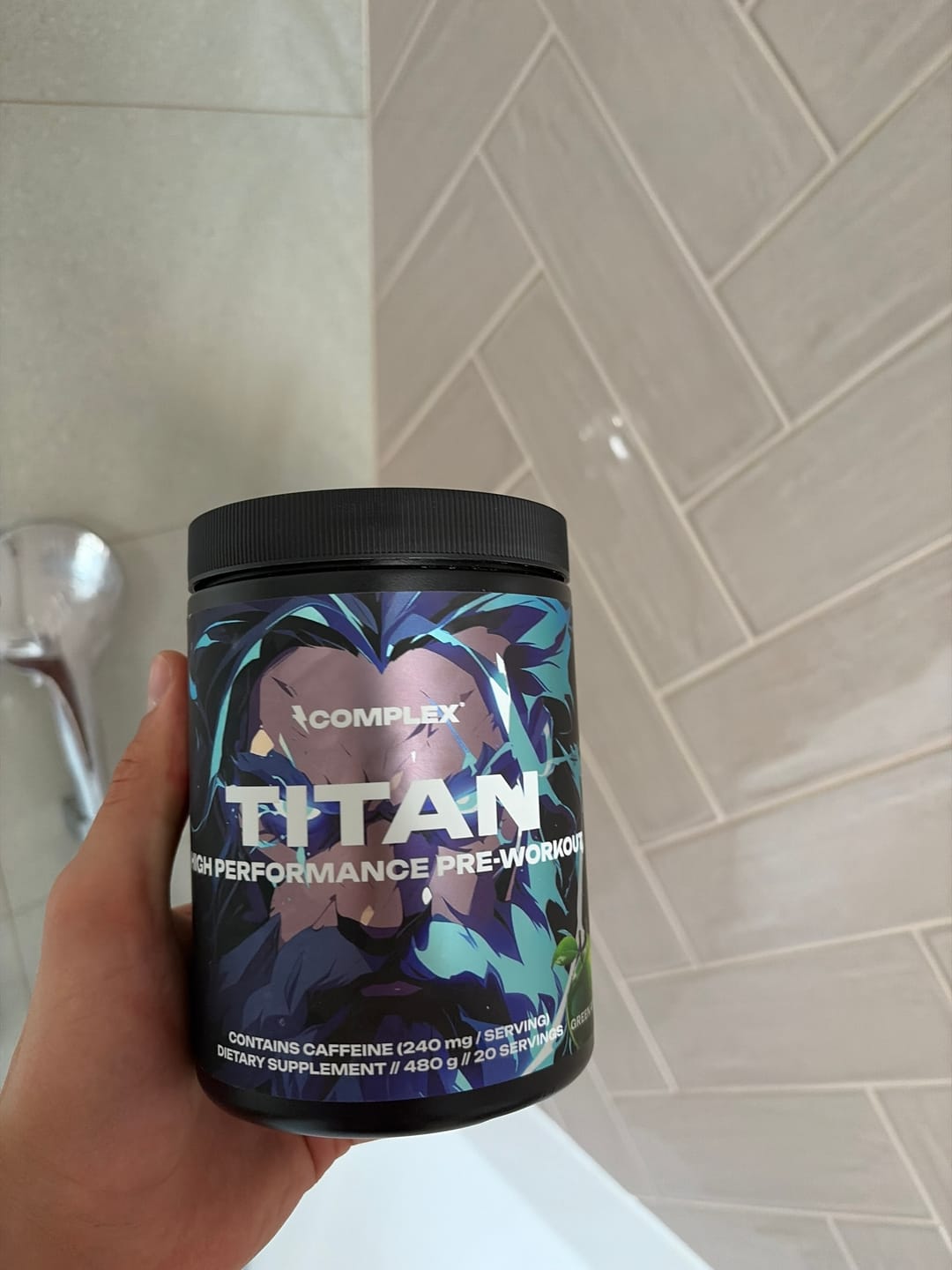 Customer photo review of Titan Pre-workout