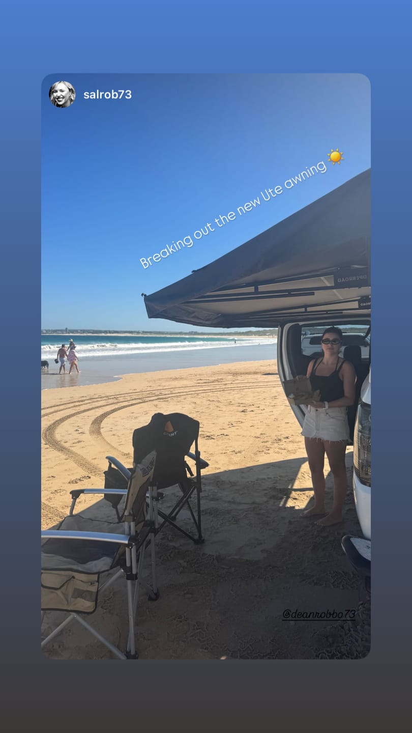 Customer photo review of OPENROAD 180 Free Standing Awning