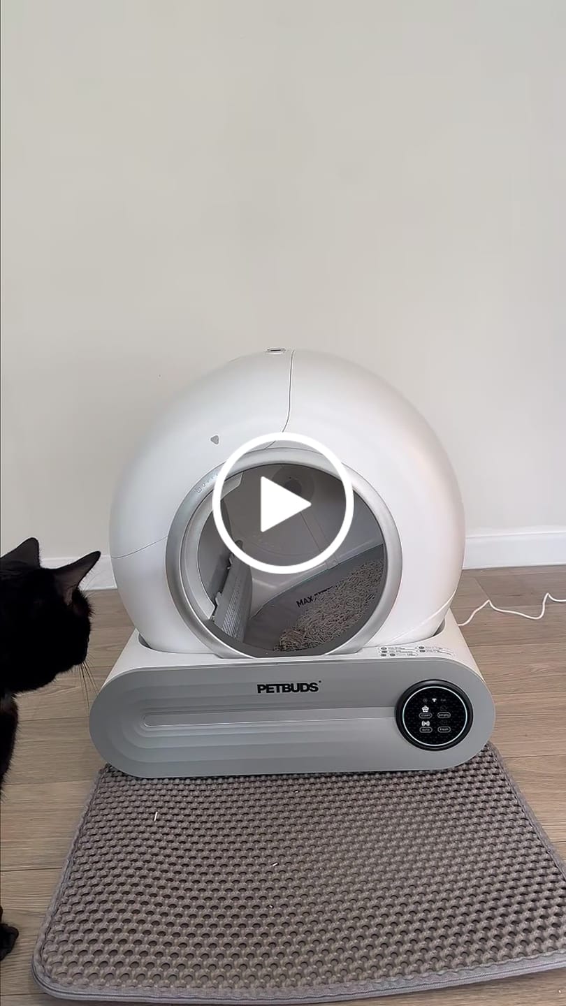 Customer video review of Petbuds™ Pro 2026 Automatic Self-Cleaning Litter Box