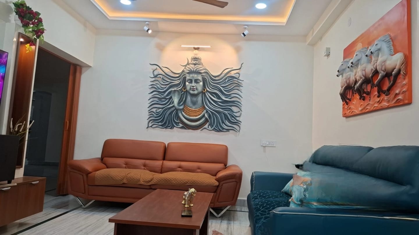 Customer photo review of Lord Shiva Wall Mural - 4x5ft | Divine & Artistic Decor | Dezin India