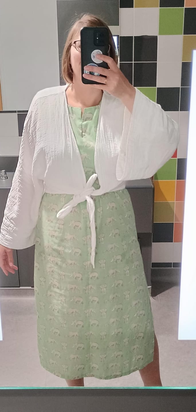 Customer photo review of Elephant Family Polycotton Fabric