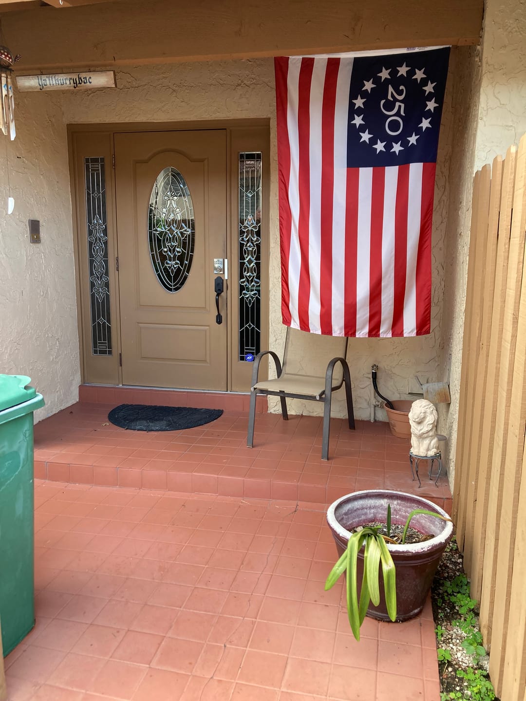 Customer photo review of America 250™ Betsy Ross Flag - Fully Printed Nylon
