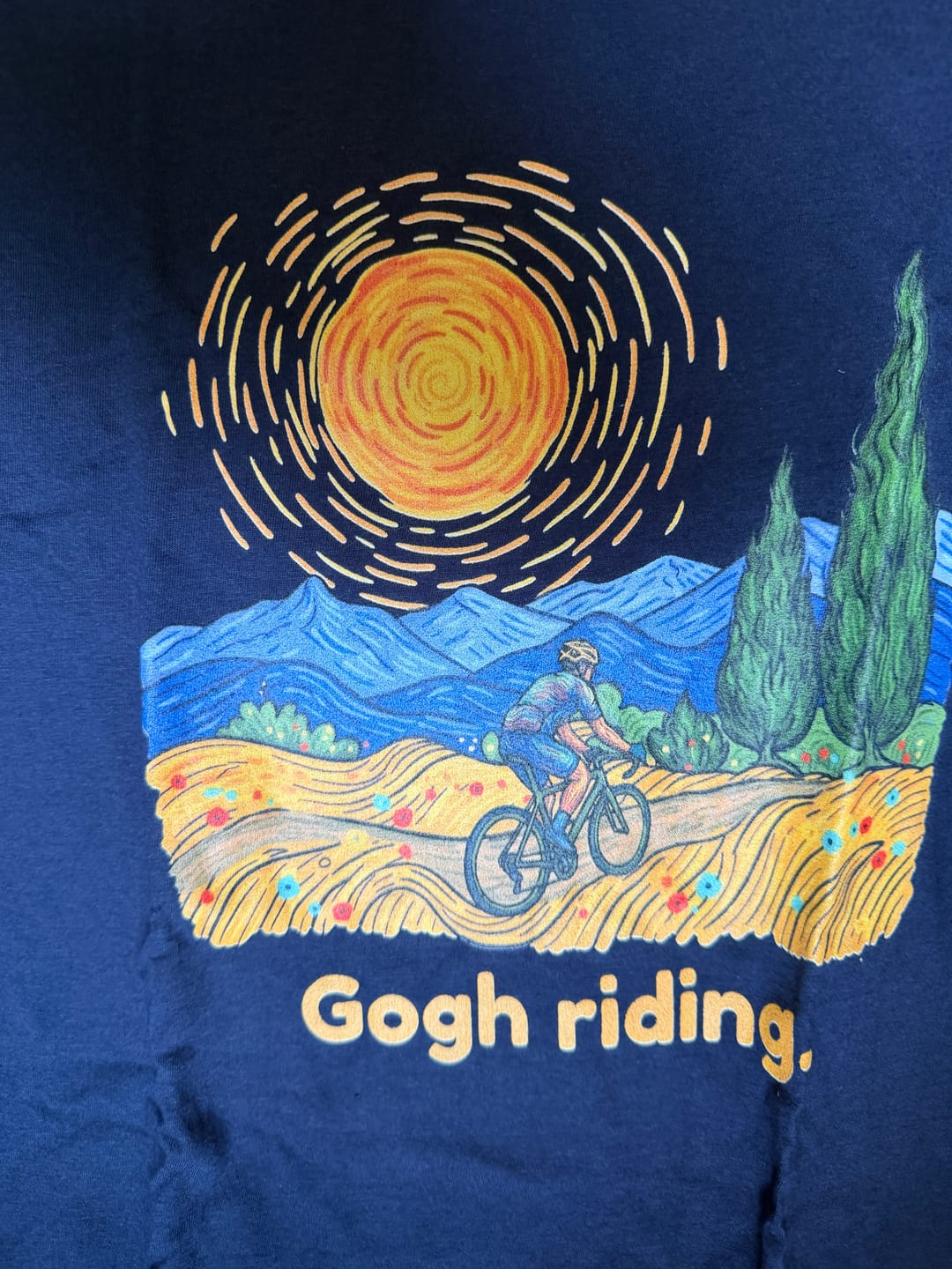 Customer photo review of Gogh Riding T-Shirt