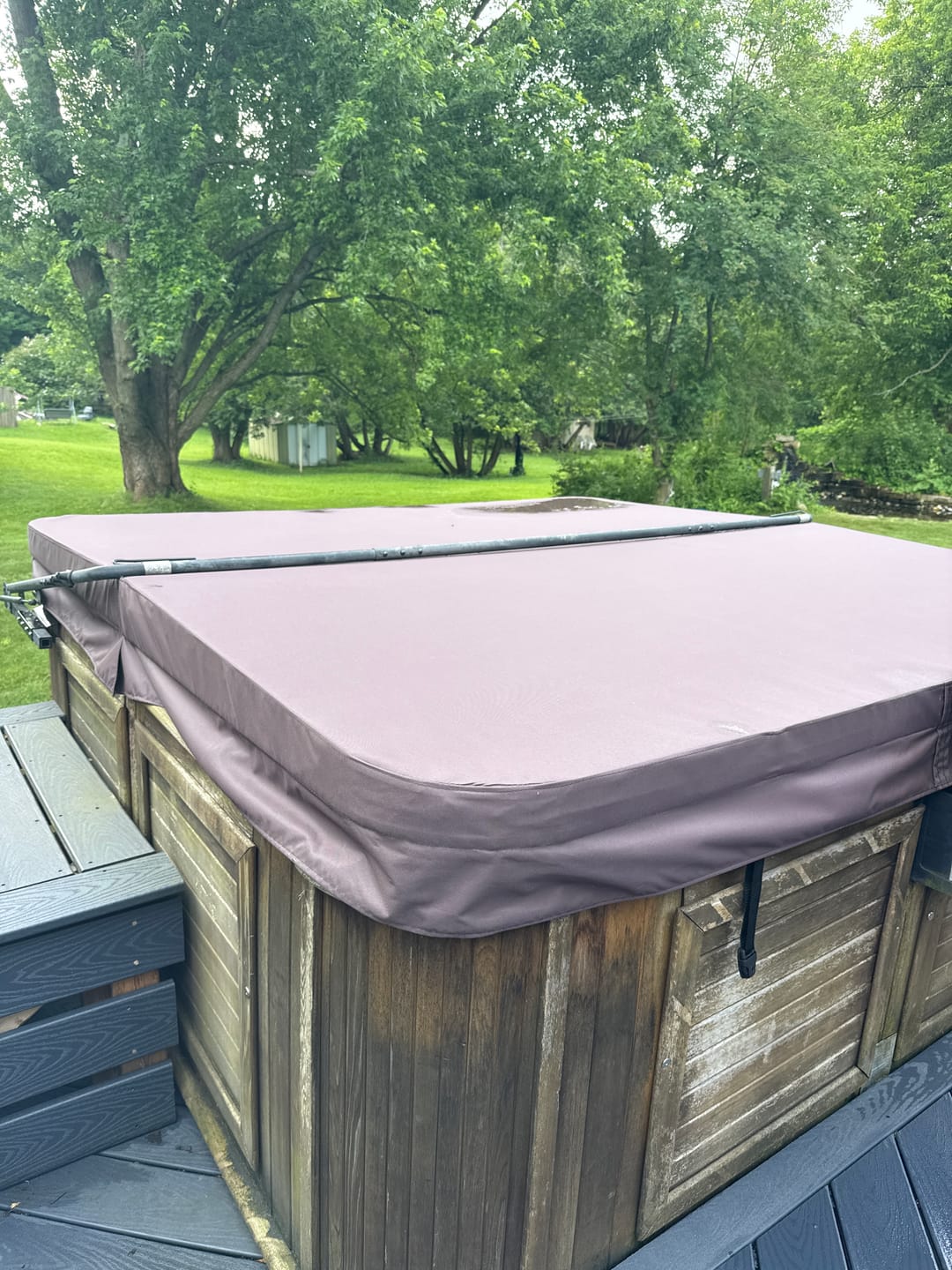 Customer photo review of Arctic Spas Klondiker Hot Tub Cover