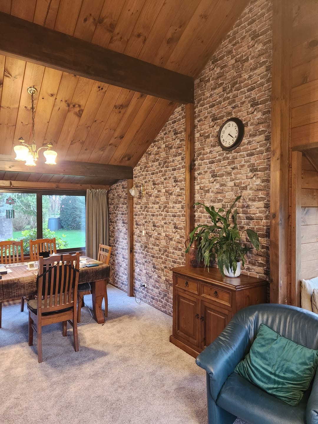 Customer photo review of Brick Wallpaper - Brown Brick