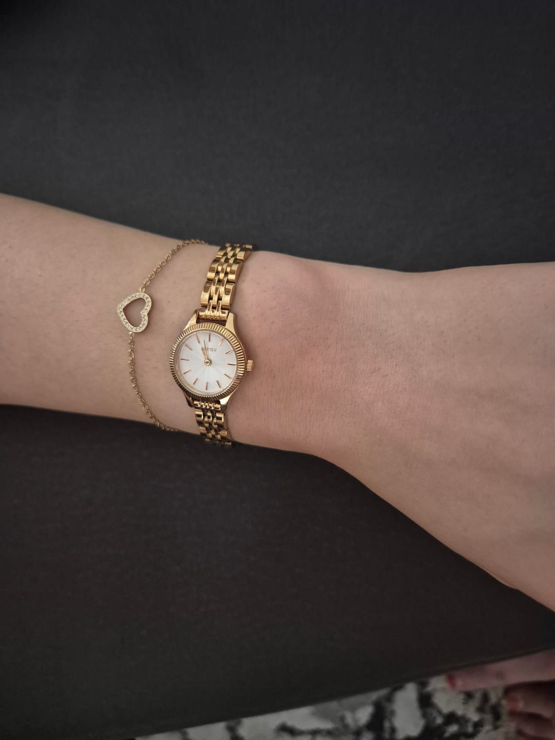 Customer photo review of Sophie Gold White