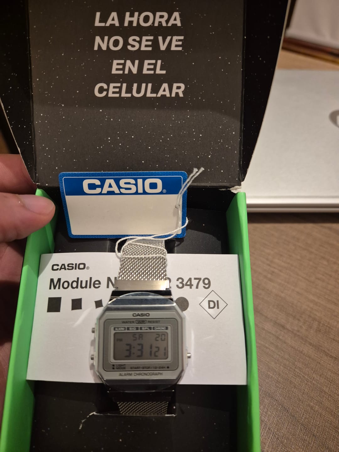 Customer photo review of Reloj Casio Vintage A700WM-7ADF Plateado Milanese Slim