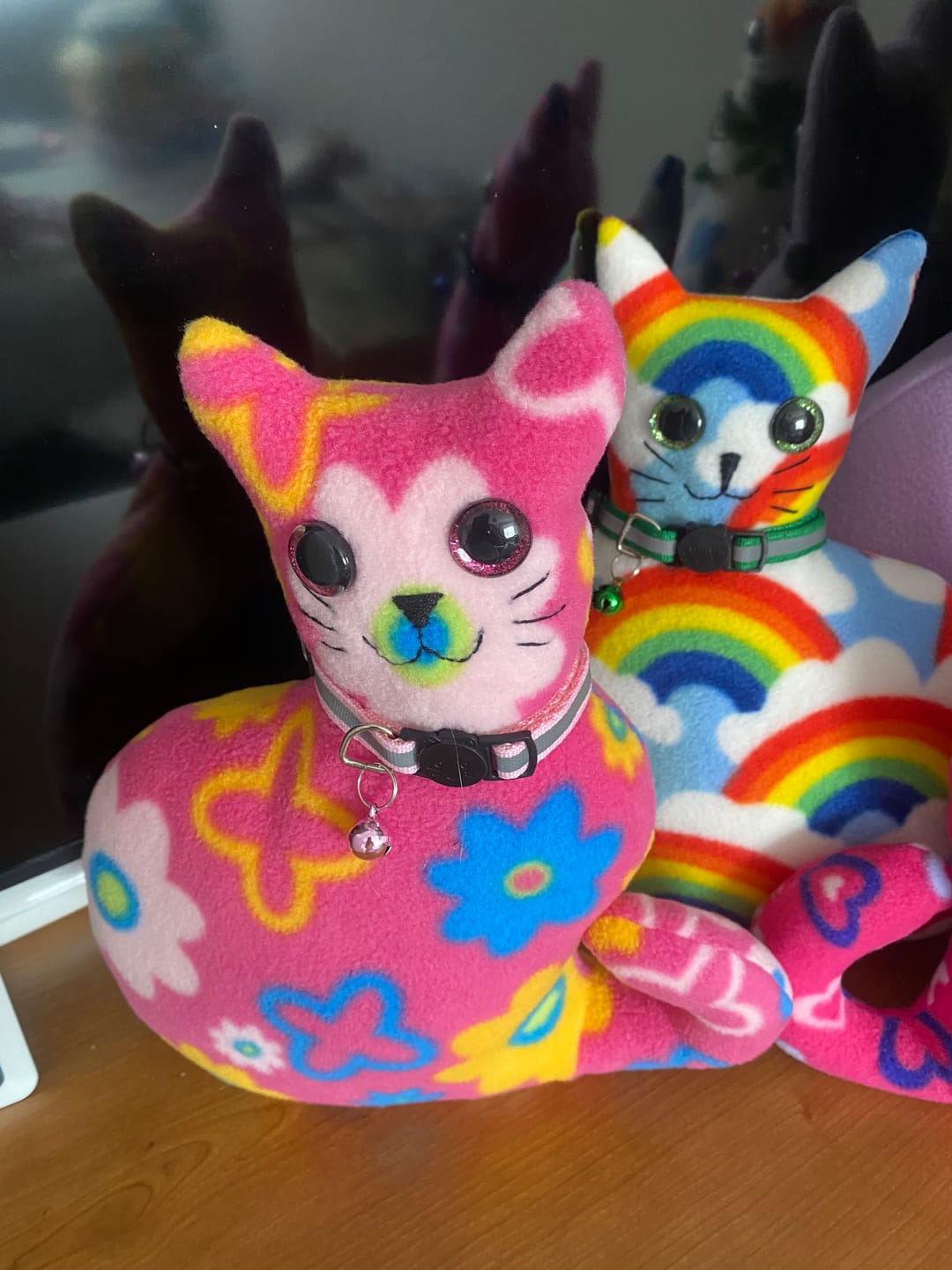 Customer photo review of Pink Garden Anti Pill Polar Fleece Fabric