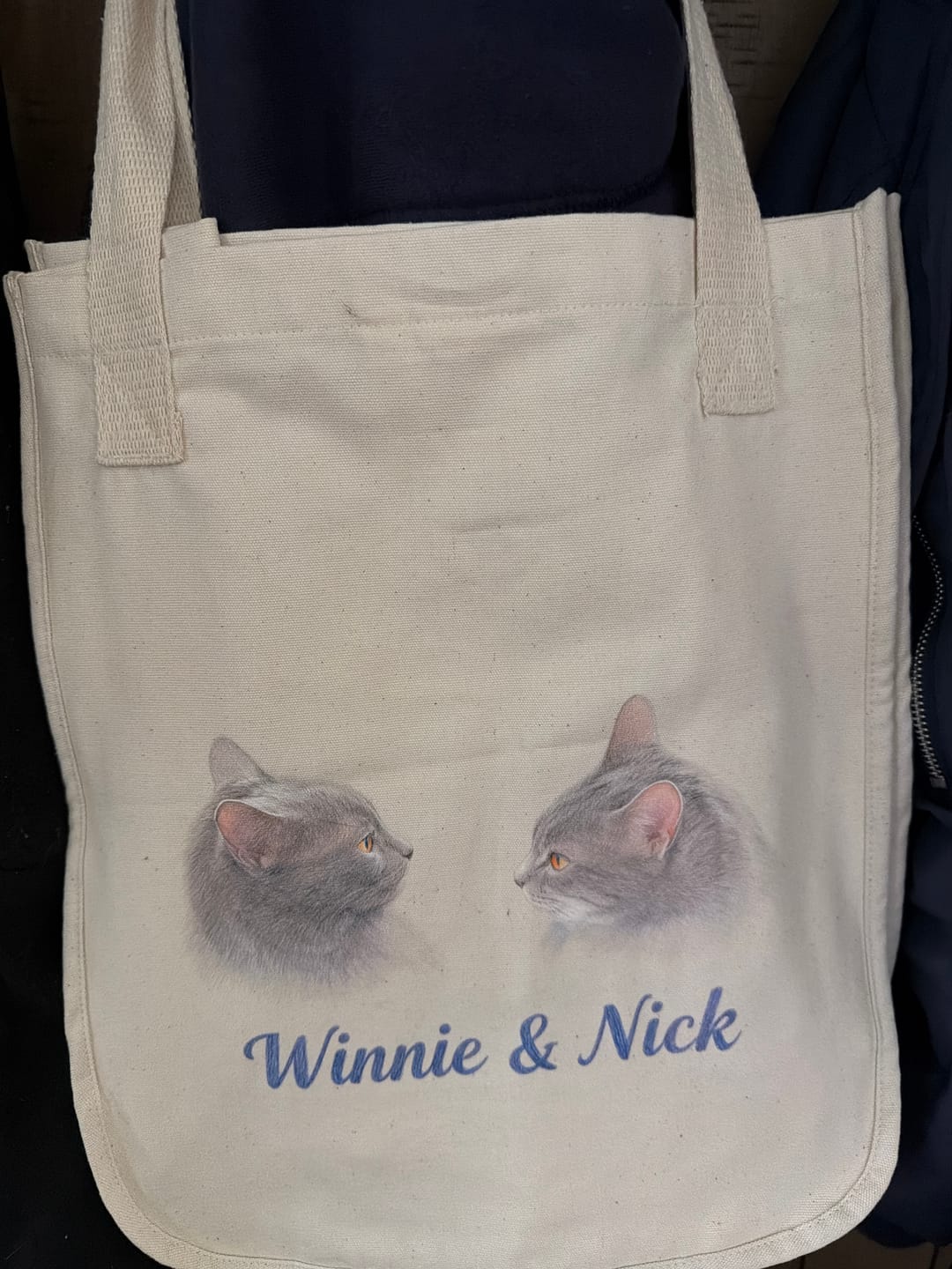 Customer photo review of Pencil Art Tote Bag