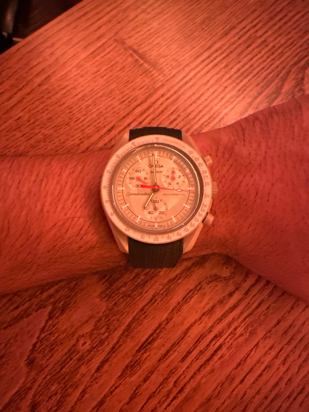 Customer photo review of Rubber Strap for Omega X Swatch MoonSwatch Mission to Mercury
