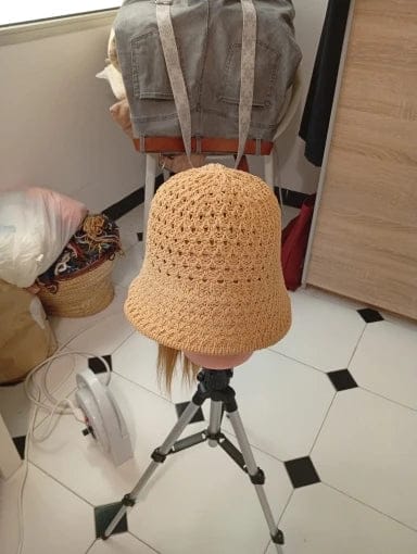 Customer photo review of Beatrice Elegant Sun Protection Bucket Hat