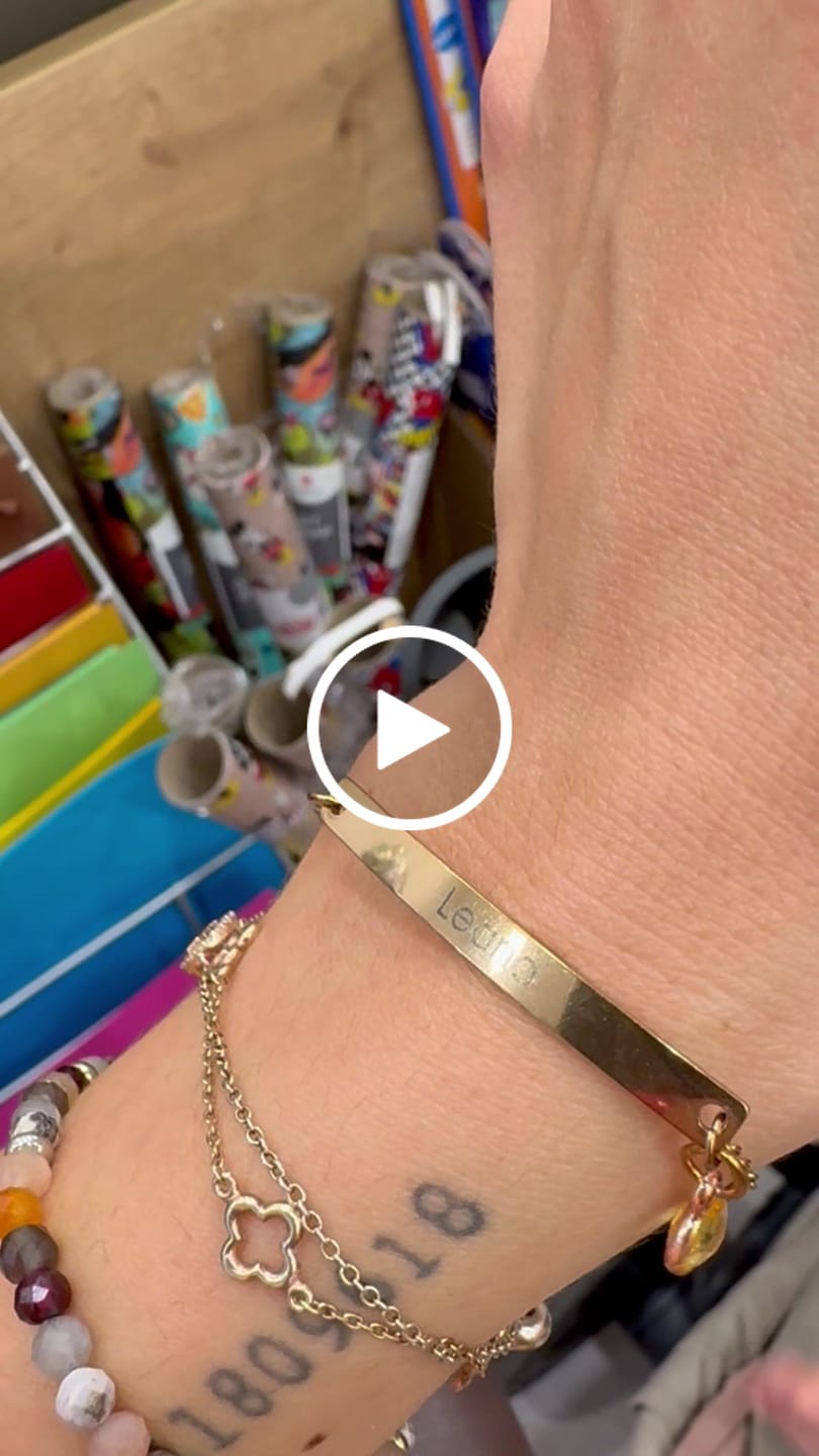 Customer video review of Bracelet: Name Birthstone