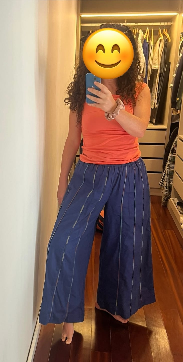 Customer photo review of CLOVER PANTS | CLASSIC NAVY